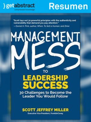 cover image of Del desastre en gestión al éxito en liderazgo (resumen)